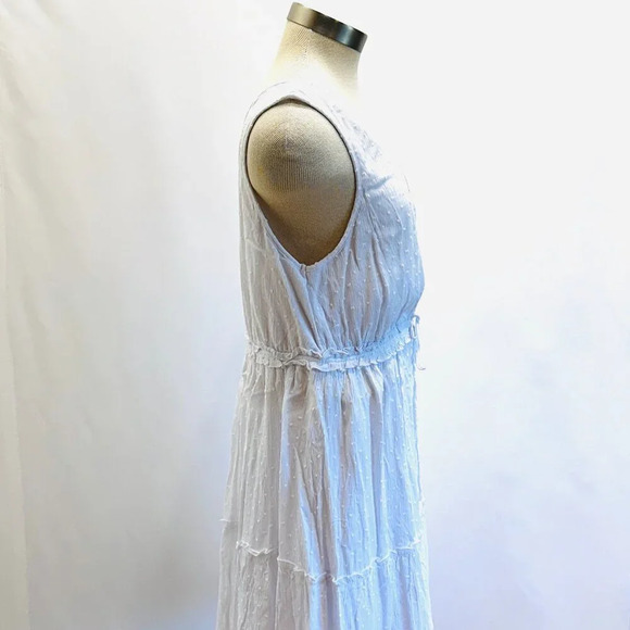 NWT Speechless Juniors Sleeveless V-Neck Fully Lined White Dress Size Medium - Picture 7 of 15